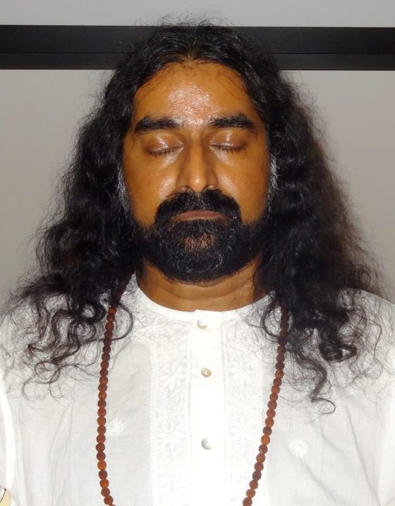 Mohanji meditating