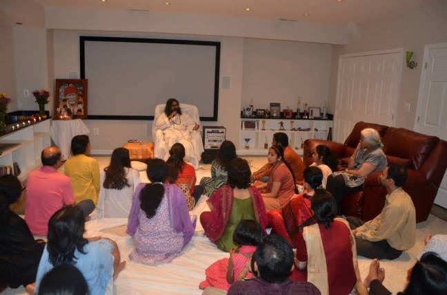 What started out to be an event for a very small group of devotees turned out to be meditation and Shaktipat for over 50 attendees.