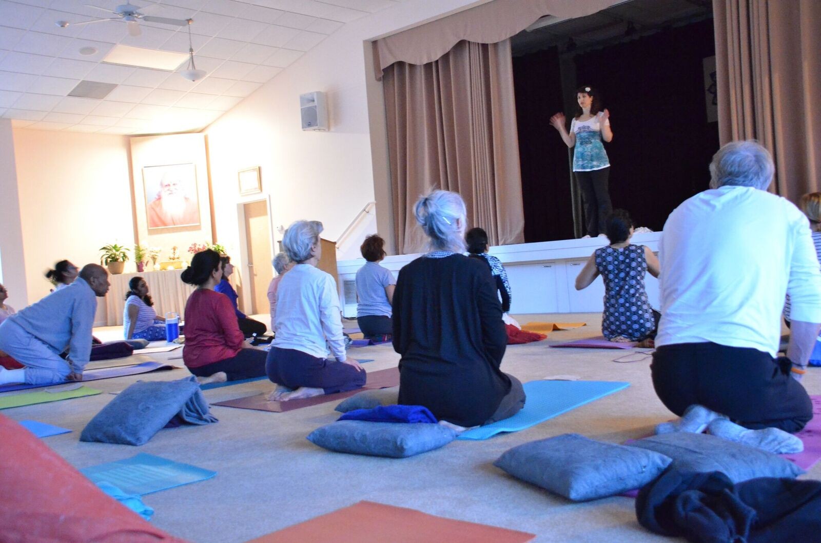 Yoga led by Devi