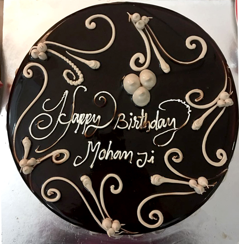 Happy birthday Mohanji - cake